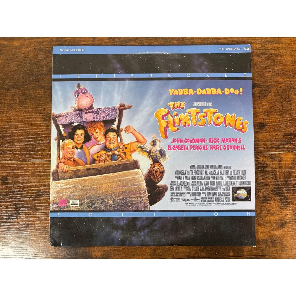 The Flintstones Movie LaserDisc‎ 1994 Letterboxed Edition John Goodman MCA 42150
